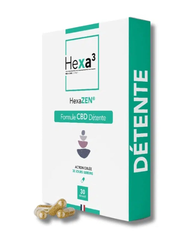 Gélules CBD Détente - HexaZEN