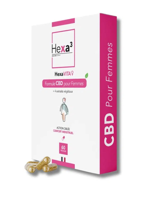 Gélules CBD Confort Menstruel - HexaVITA